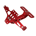 Miniatyrbilde 5 av 5: Motorsykkel registreringsskiltfeste CNC aluminiumslegering Universal justerbar motorsykkel registreringsskilt holder