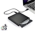 Miniatyrbillede 1 af 5: USB 2.0 Ekstern CD/DVD Afspiller Sort