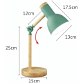 Miniatyrbilde 2 av 5: Nordisk bordlampe soverom nattbordslampe barnas øyebeskyttelse leselampe justerbar skrivebordslampe LED E27 studielampe (grønn)