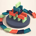 Miniatyrbillede 4 af 5: Domino Tog Legetøj, 60 stk. Domino Tog Byggeklodser Sæt, Automatisk Domino Lægning Akustisk Elektrisk Tog, Børns Domino Tog Legetøj