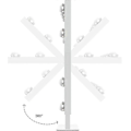 Miniatyrbilde 3 av 5: Hollywood-speil med 12 LED-lys, 3 fargeinnstillinger (bare lys)