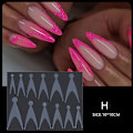 Miniatyrbild 9 av 10: Fransk Forma Dual Sticker Nagelform GG G G