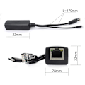 Miniatyrbillede 2 af 2: 2-pak Gigabit PoE Splitter, 48V til 5V 2.4A Micro USB Ethernet Adapter, fungerer med Raspberry Pi 3B+, IP-kamera og mere.