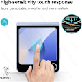Miniatyrbilde 3 av 5: Samsung Z Flip6 5G Deksel 3 stk 9H Premium Herdet Glass Bakskjermbeskytter Til Galaxy Zf Flip 6 Z6 Zflip6 2024 HD Glass Transparent-3Pc Transparent-3Pcs For Samsung Flip6
