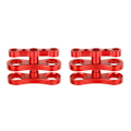 Miniatyrbild 3 av 5: 1/2/3 Aluminium Standard 1 Kulledsklämma för Undervattensdykning röd 70 x 45 mm [mo] red 2.76 x 1.77 Inch 3Set