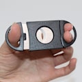 Miniatyrbilde 4 av 5: Portable sigarsaks svart dobbel egg sigar i rustfritt stål