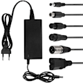 Miniatyrbilde 1 av 5: 42V 2A Batterilader DC5.5x2.5 Hurtiglading Universell for 36V Litiumbatteri 100-240V EU Plugg