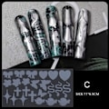 Pikkukuva 4 / 10: Ranskalainen muoto Dual Sticker -kynsiformi CC C C