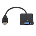 Miniatyrbilde 4 av 5: Svart HDMI til VGA Adapterkabel Projektor Skjerm HD Konverter[mo] Onesize