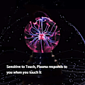 Miniatyrbillede 5 af 7: Plasma Kugle/Lys/Lampe, Plasma Elektrisk Nebula Lys, Berøringsfølsom, Legetøj, til Fester, Dekorationer, Gave (3 tommer, USB