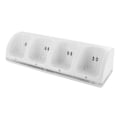 Miniatyrbilde 3 av 5: Wii Fjernkontroll Lader, 4 i 1 Wii Ladestasjon med 4 stk 2800mah Oppladbare Batterier Kompatibel med Wii/Wii U Kontroller - Svart