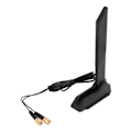 Miniatyrbillede 2 af 7: Eternal WiFi Antenne med SMA-stik 2.4G 5.8G 6G Tri Band 12dBi Høj Forstærkning Magnetisk SMA WiFi Forlængerantenne