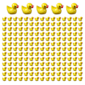 Miniatyrbillede 5 af 11: 100/200 stk Mini Gummi Ankor Miniatyr Harts Ankor Gul Tiny D 100pcs yellow 100pcs