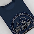 Miniatyrbillede 3 af 4: Harry Potter Jul der bor på Hogwarts Dame T-shirt