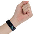 Miniatyrbild 3 av 4: 20mm klockarmband för Garmin Fenix 7S/instinct 2S/6S/5S/Descent MK3 storlek S nylon Svart Svart Sort