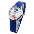 Miniatyrbilde 1 av 2: Sonic The Hedgehog Klokka Barn Gutter Jenter Søt Kvarts Klokka blue
