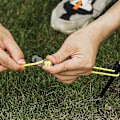 Miniatyrbillede 3 af 5: 10 stk. teltline strammer spænde fastgørelsessæt orange[mo] Orange 10 PCS