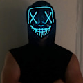 Miniatyrbilde 4 av 6: Maske LED Lysende Maske Skrekkmaske for Ferie Cosplay Kostyme Maskerade, Karneval[mo] Optimus Prime