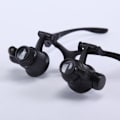 Miniatyrbilde 4 av 5: 10x 15x 20x 25x Forstørrelse Justerbar LED-lampe Lupe for Juvelerer Urmaker-WELLNGS