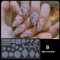 Miniatyrbild 3 av 10: Fransk Forma Dual Sticker Nagelform GG G G