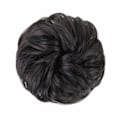 Pikkukuva 2 / 5: 1 KPL Sotkuinen Nuttura Hiussolmujatke Kihara Aaltoileva Sotkuinen Synteettinen Chignon naisille Kampauslisäke Natural Black