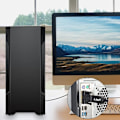 Miniatyrbild 4 av 5: DVI till HDMI Adapter (2-pack), Guldpläterad DVI (DVI D) Hane till HDMI Hona Konverter Adapter, Dubbelriktat Stöd för 3D 4K ARC Ethernet