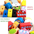Miniatyrbillede 2 af 5: Perler Legetøj Træ Perler Børn Kube Legetøj til Drenge og Piger【mo】