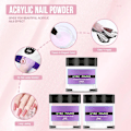 Miniatyrbillede 5 af 5: Akryl Negle Sæt med Pensel Akryl Pulver og Akryl Væske Akryl Pulver Sæt Neglekunst Manicure Værktøj