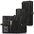 Miniatyrbillede 1 af 5: TG Samsung Galaxy A52 - Smart og Stilfuldt 2-i-1 Wallet Case Sort