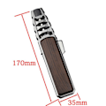 Miniatyrbillede 3 af 6: Turbinefakkel lighter Jet Flame Solar Beam Torch Jordens varmeste lommelygte Vindtæt sort kulfiber walnut