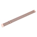 Miniatyrbilde 4 av 5: 20 mm metallnettarmbånd i rustfritt stål med hurtigutløsing, universalt armbånd for Galaxy Watch, Vivoactive HR, Amazfit GTS 2 Mini, roségull