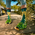 Miniatyrbilde 4 av 5: Fiskeflopper | De originale fisketofflene | morsom gave, unisex sandaler, flip-flops, basseng-, strand- og dusj-sko | menn, kvinner og barn
