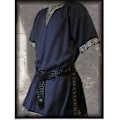 Miniatyrbild 4 av 5: Medeltida renässansdräkter Män Adelsman Tunika Viking Aristokrat Chevalier Knight Warrior Halloween Cosplay Kostymer Inget bälte R Red XL Medieval