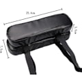Miniatyrbillede 2 af 2: Pakke PU Armlænspuder, Albuestøtte, Albuepude, Memory Foam Armlæn til Kontorstol og Gamingstol, Stol Armpude (Sort)