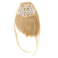 Miniatyrbilde 3 av 5: Clip On falske smell - Sporløs hårforlengelse - Jenter - Syntetisk stump lugg - Hårbit 02#
