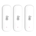 Miniatyrbild 1 av 5: 3-pack, WiFi för TUYA Smart Temperatur- och Fuktighetssensor, WiFi Inomhus Termometer och Hygrometer med Fjärrkontroll och Notisvarning