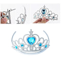 Pikkukuva 5 / 5: Elsa-prinsessa -setti: letti, tiara, sauva ja pari hanskaa