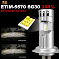 Miniatyrbilde 2 av 6: -H7 Led Canbus med Kjølevifte Frontlykter 6000K 80W 20000LM Pære CSP Lamper Mini Led for Biler H7