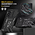 Miniatyrbild 3 av 6: Samsung S24 - Skal CamShield / Kameraskydd Kickstand Svart Galaxy S24