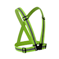 Miniatyrbilde 3 av 3: 2-pakning - Refleksvest for Voksne & Barn / Refleksvest – Refleks LimeGr LimeGreen one size