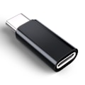 Miniatyrbillede 2 af 4: INF Lightning (hun) til USB-C (han) adapter, kompatibel med iPhone 15 Svart Sort