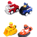 Miniatyrbilde 5 av 5: 6-pak Paw Patrol Valp Actionfigurer Dragbiler