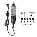 Miniatyrbillede 4 af 8: 400W Elektrisk Dremel Slibeværktøj Boremaskine 6 Hastigheder Variabel Hastighed Rotationsværktøj EU-stik 220V[mo]