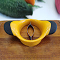 Miniatyrbillede 2 af 5: 1-delt mango slicer, deler og kerner, skridsikkert håndtag, rustfrit stål