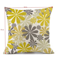Miniatyrbilde 5 av 5: Set med 4 putetrekk, blomsterputetrekk for sofa hjem stue R