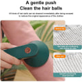 Miniatyrbillede 5 af 5: En grøn elektrisk epilator, genopladelig, 2 i 1 epilator