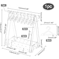 Miniatyrbilde 2 av 5: 1 stk (transparent) Ørepynt Hengerstativ med Mini Hengerhull