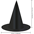Pikkukuva 3 / 5: 12 kappaletta Halloween-asu noidanhattu 100 jaardin ripustusköydellä Halloween-pihan koristeluun