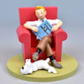 Miniatyrbillede 1 af 4: Tintins eventyr Tintin-figur PVC-statue Stor figur