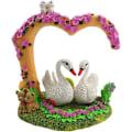 Miniatyrbillede 1 af 5: Akvarie Ornament - Hjerteformet Svan Boble Ultra Høj